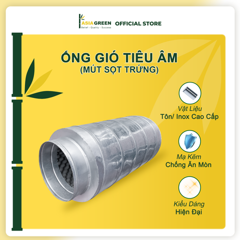 Phụ Kiện Tiêu Âm Tròn Mút Sọt Trứng, Giảm Tiếng Ồn Hiệu Quả, Chính Hãng ASIA GREEN ( Giá bao gồm VAT)