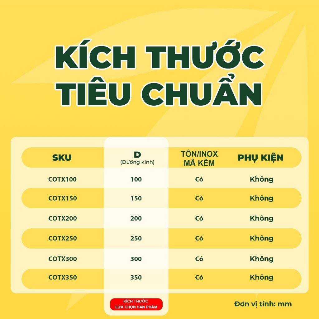 ASIA GREEN - Cùm Treo Ống Gió Tròn, Cố Định Vị Trí Ống Gió, Chống Thấm Nước (Giá bao gồm VAT)