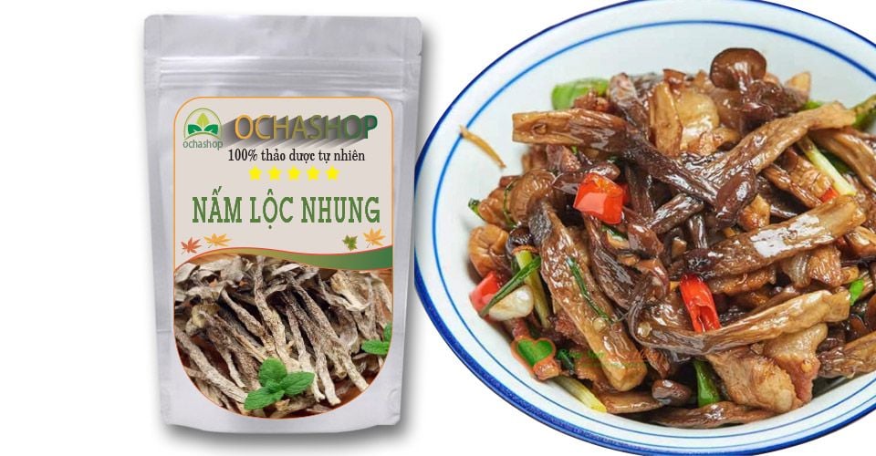  Nấm Lộc Nhung Xào Sa Tế 
