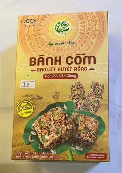  Bánh cốm gạo lứt huyết rồng 