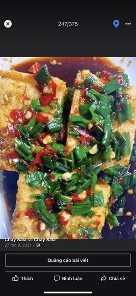  đậu hũ sốt cà 