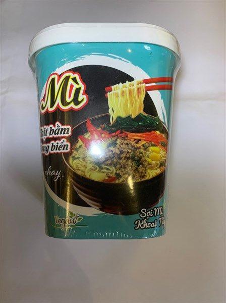  Mì ly thịt bằm rong biển Âu lạc 