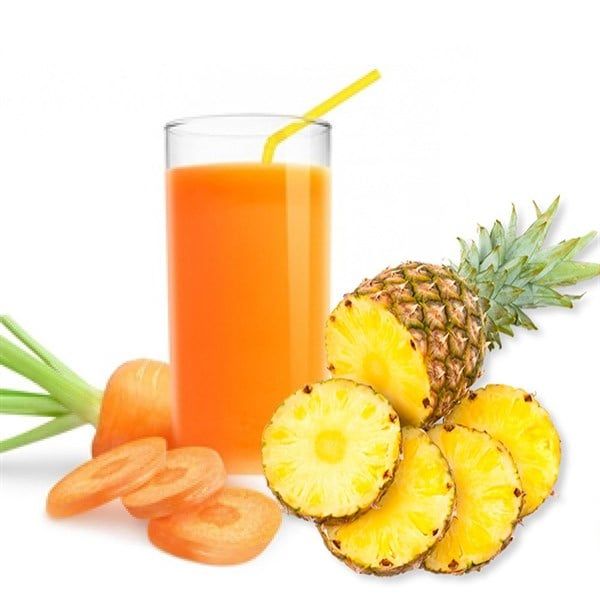  Nước ép thơm, cà rốt 