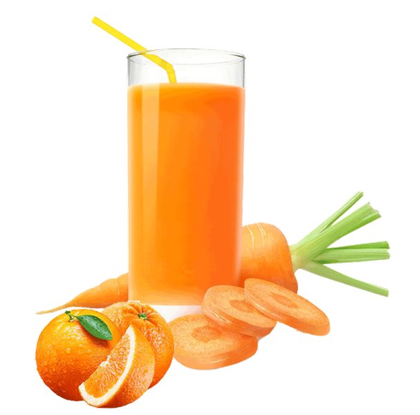  Nước ép cam, cà rốt 