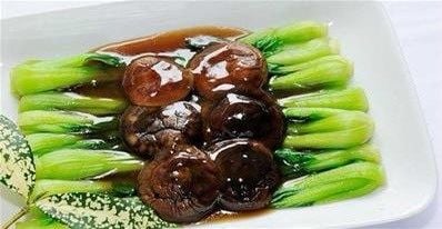 Cải thìa sốt nấm đông cô 
