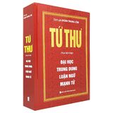  Sách - Tứ Thư - Trọn Bộ 4 Tập : Đại Học - Trung Dung - Luận Ngữ - Mạnh Tử 