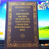  Sách - Phật Thuyết Đại Thừa Vô Lượng Thọ Trang Nghiêm Thanh Tịnh Bình Đẳng Giác Kinh - Bìa Cứng ( khổ 16 x 24cm ) 