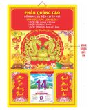  Bộ Lịch Bloc Đại(2025) + Bìa Đại Ván Ép In Metaline Size 40 X 60cm . DÁN CHỮ NHỰA 3D - Phong Thuỷ Đón Xuân HBT177 
