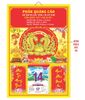  Bộ Lịch Bloc Đại(2025) + Bìa Đại Ván Ép In Metaline Size 40 X 60cm . DÁN CHỮ NHỰA 3D - Phong Thuỷ Đón Xuân HBT177 
