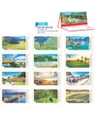  Lịch Bàn - Chữ M 13 tờ + 52 tuần Note (2025) -Đất Việt Mến Yêu  HBT56 