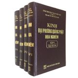  Sách - Trọn Bộ 4 Quyển Kinh Đại Phương Quảng Phật Hoa Nghiêm ( Bìa Da) 