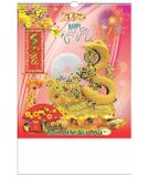  Lịch Treo Tường 2025, 7 Tờ Lò Xo - RẮN PHONG THUỶ ( HBT 15) 