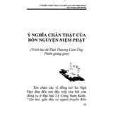  Ý Nghĩa Chân Thật Của Bổn Nguyện Niệm Phật - Hòa Thượng Tịnh Không 