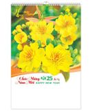  Lịch Lò Xo 7 tờ 2025 - HƯƠNG HOA BỐN MÙA ( MT25 ) 