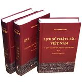 Sách - Lịch Sử Phật Giáo Việt Nam Bộ 3 Tập - Bìa Cứng ( Lê Mạnh Thát ) 
