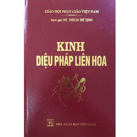  Sách - Kinh Diệu Pháp Liên Hoa Bìa Da 