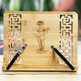  Kệ Đọc Sách Bằng Tre Ép Đa Năng (Họa Tiết Hoa Văn Giao Ngẫu Nhiên) 