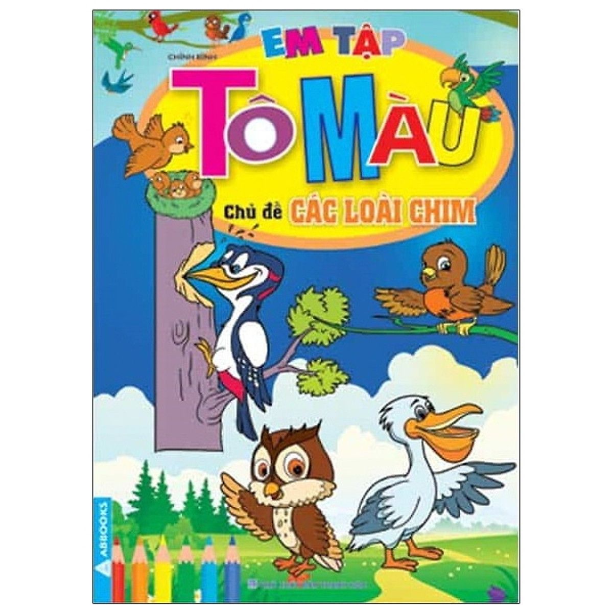  Em Tập Tô Màu - Chủ Đề Các Loài Chim 
