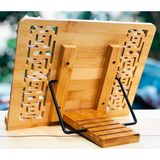  Kệ Đọc Sách Bằng Tre Ép Đa Năng (Họa Tiết Hoa Văn Giao Ngẫu Nhiên) 
