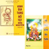  Combo Vở Chép Kinh Địa Tạng + Kinh Địa Tạng Bồ Tát Bổn Nguyện (Bìa Mềm) - Tặng Kèm Tờ Chú Đại Bi 