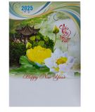  Lịch Nẹp Thiếc 7 tờ 2025 - Sen Việt( HT52 ) 