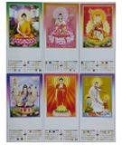  Lịch Treo Tường 7 Tờ Lò Xo 2025 - PHẬT LỊCH - MỪNG XUÂN AN LẠC ( HBT26 ) 