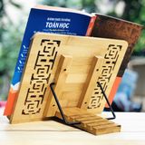  Kệ Đọc Sách Bằng Tre Ép Đa Năng (Họa Tiết Hoa Văn Giao Ngẫu Nhiên) 