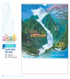  Lịch Treo Tường 7 Tờ Lò Xo 2025 - Duyên Dáng Việt Nam ( HBT-03) 