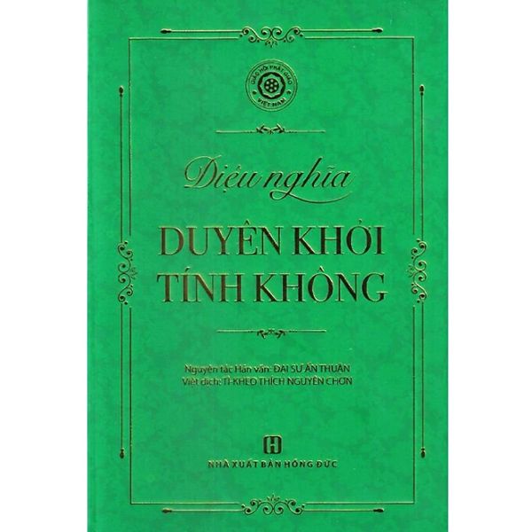  Sách - Diệu Nghĩa Duyên Khởi Tính Không 