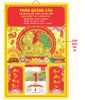  Bộ Lịch Bloc Đại(2025) - Bìa Đại Ván Ép In Metaline Size 40 X 60cm . DÁN CHỮ NHỰA 3D + Bloc Đại - Phong Thuỷ Đón Xuân HBT174 