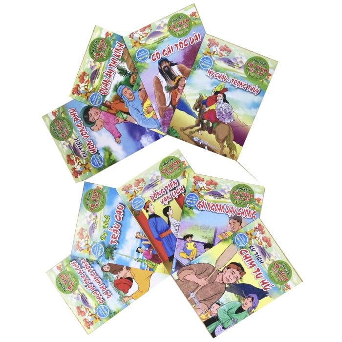  Combo 9 quyển - Truyện cổ tích Việt Nam: Mỵ Châu Trọng Thuỷ + Hòn Vọng Phu + Đồng Tiền Vạn Lịch + Gái Ngoan dạy chồng Quan Âm Thị Kính + 