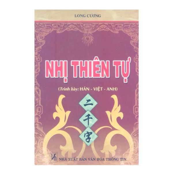  Sách - Nhị Thiên Tự (Trình Bày Hán - Việt - Anh) 