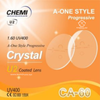 1.60 A - ONE PROGRESSIVE CYSTAL U2 COATED
