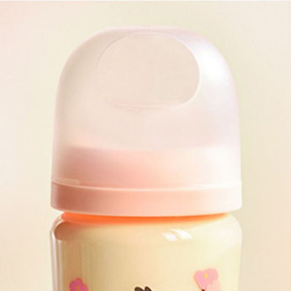 Bình Sữa Bebe Grow Green Finger 280ml Hibiscus Nhựa PPSU Cao Cấp - Kèm Núm Size M