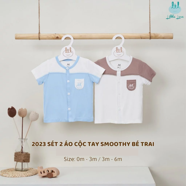 Combo 2 Áo Cộc Tay Smoothy Mềm Mịn Cho Bé Trai Và Bé Gái LiL Little Love