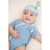 Body Chip Cộc La Pomme Tai Thỏ, Chất Liệu Mềm Mại, An Toàn Cho Bé 3-6M