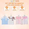 Combo 2 Áo Cộc Tay Smoothy Mềm Mịn Cho Bé Trai Và Bé Gái LiL Little Love