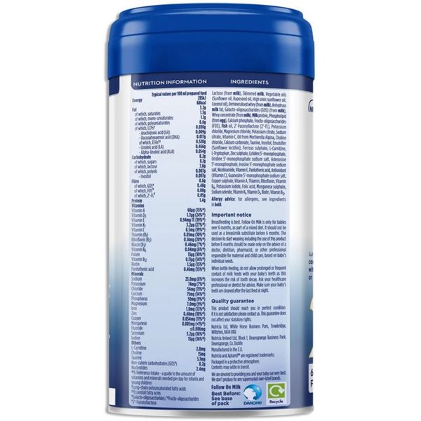 Sữa Aptamil Advanced số 2 của Anh 800g cho trẻ từ 6-12 tháng