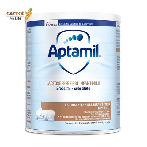 Sữa Aptamil Lactose Free Anh cho trẻ 0-12 tháng 400g