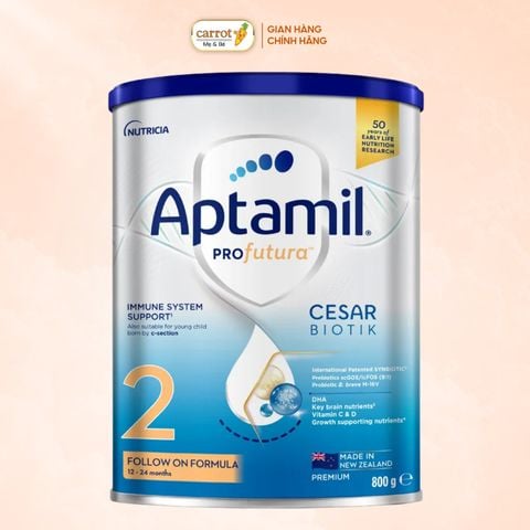 Sữa Aptamil Profutura Cesarbiotik Số 2 New Zealand Cho Trẻ Từ 12 - 24 tháng