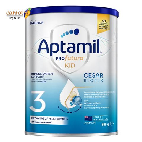 Sữa Aptamil Profutura Cesarbiotik Số 3 New Zealand Cho Trẻ Từ 2 Tuổi