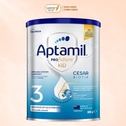 Sữa Aptamil Profutura Cesarbiotik Số 3 New Zealand Cho Trẻ Từ 2 Tuổi