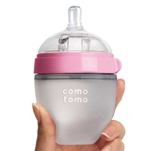 Bình Sữa Comotomo 150ml Màu Hồng