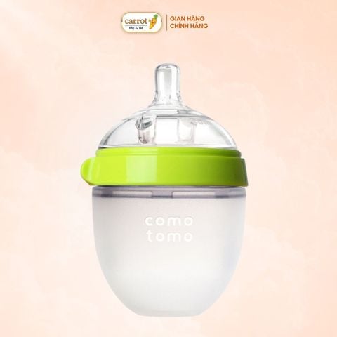 Bình Sữa Comotomo 150ml Màu Xanh