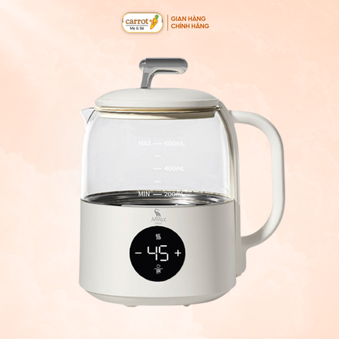 Bình Đun Nước Moaz MB099, Bình Đun Nước 600ML Kèm Túi Đựng Bảo Quản