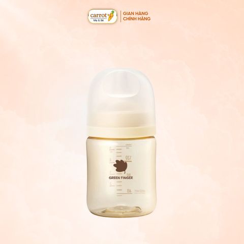 Bình sữa Green Finger BebeGrow 160ml nhựa PPSU