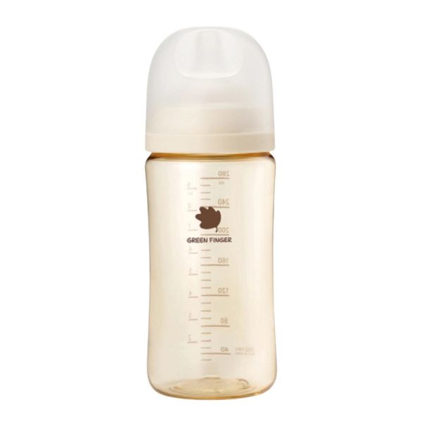Bình sữa Green Finger BebeGrow 280ml nhựa PPSU - Không kèm núm