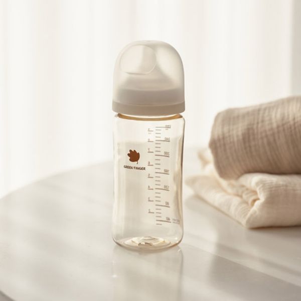 Bình sữa Green Finger BebeGrow 280ml nhựa PPSU - Không kèm núm