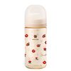 Bình sữa Green Finger BebeGrow PPSU 280ml Họa Tiết Hoa Đỏ Kèm Núm Size M