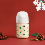 Bình Sữa Bebe Grow Green Finger 160ml Holly Nhựa PPSU Cao Cấp - Kèm Núm Size S